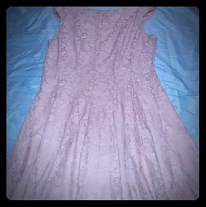 Danny and Nicole Pink Semi formal dress